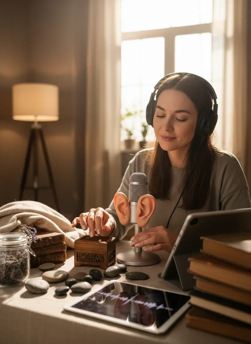 AI ASMR video control feature